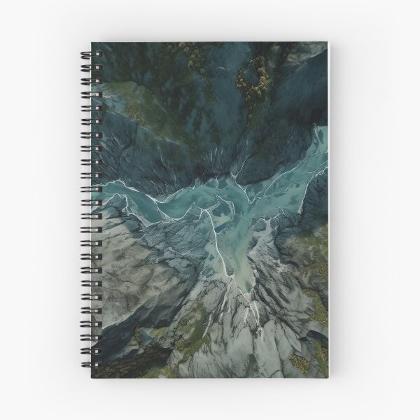 Item preview, Aerial wide angle drone top down shot flying over mountain at day designed and sold by afikreative.