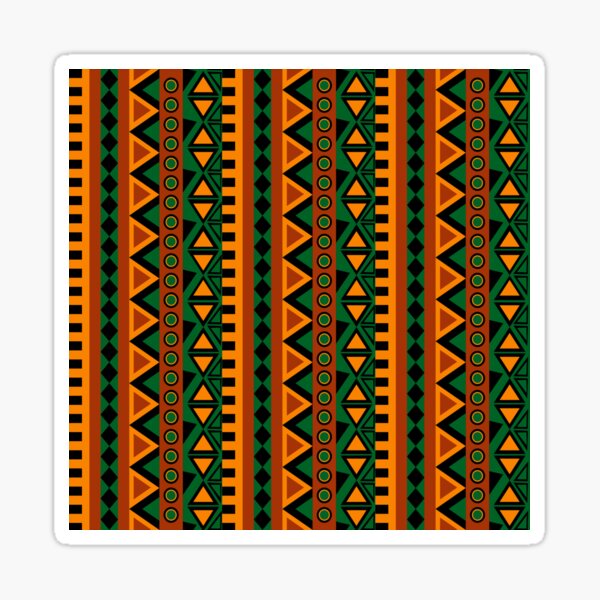 Abstract pattern of Indian tribes. Sticker