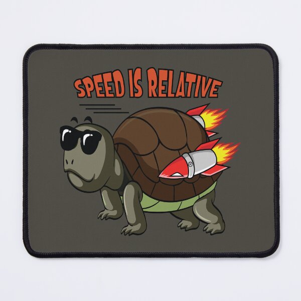 Item preview, Speed is relative for a fast turtle with a turbo engine  designed and sold by Donutlovers.
