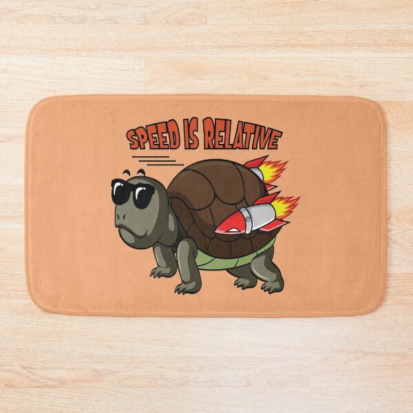 Item preview, Speed is relative for a fast turtle with a turbo engine  designed and sold by Donutlovers.
