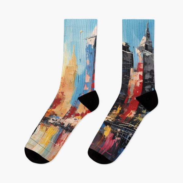 Item preview, Abstract City Skyscraper skyline designed and sold by SweetWhiskers.