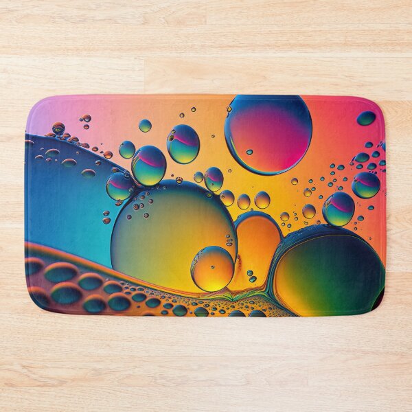 Item preview, Wallpaper background with circles in the rainbow-colored background. designed and sold by anytka.
