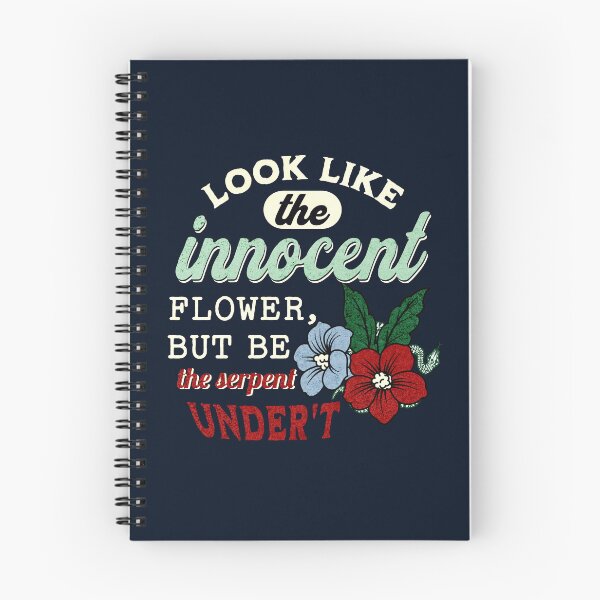 Item preview, "Look Like The Innocent Flower, But Be The Serpent Under't." Lady Macbeth Quote William Shakespeare designed and sold by violet-hope.