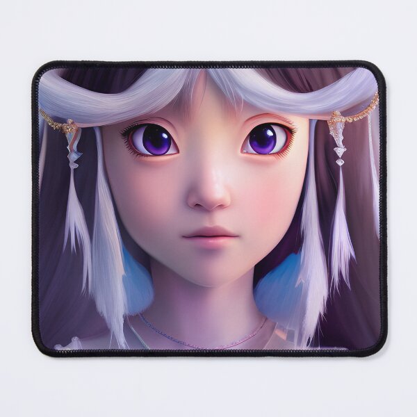 Item preview, Ice Princess - Enchanting Art Print designed and sold by ZenEverAI.