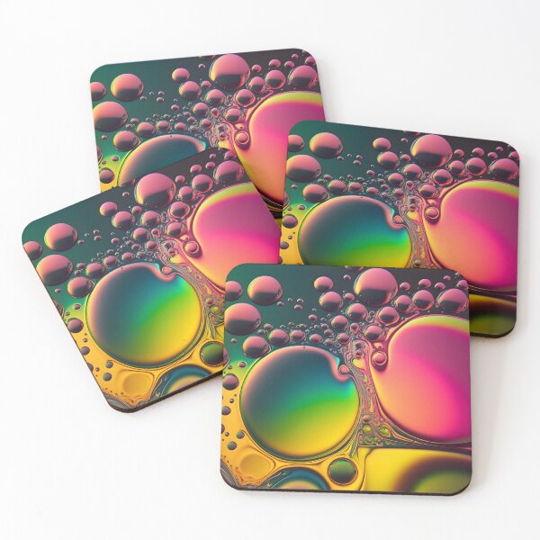 Item preview, Wallpaper background with circles in the rainbow-colored background. designed and sold by anytka.