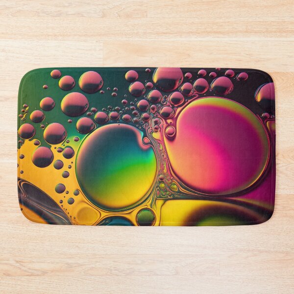 Item preview, Wallpaper background with circles in the rainbow-colored background. designed and sold by anytka.