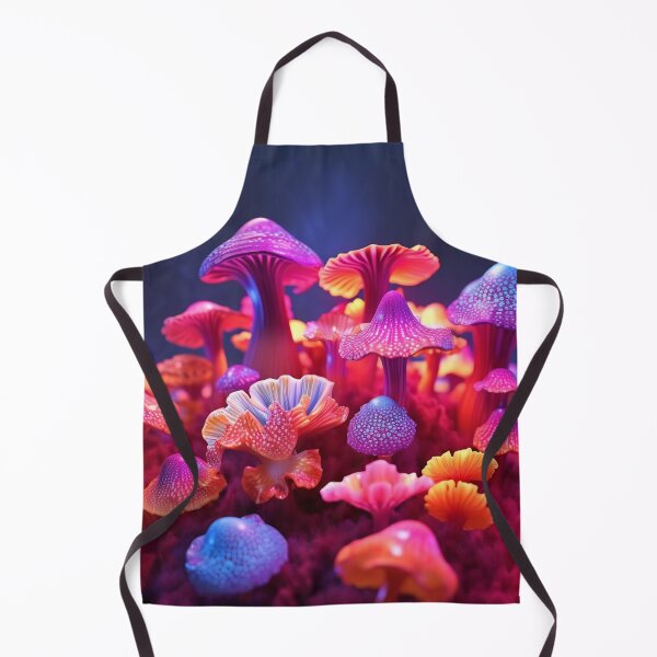 Artikelvorschau, Psychedelic hippie mushrooms in retro style. entworfen und verkauft von anytka.