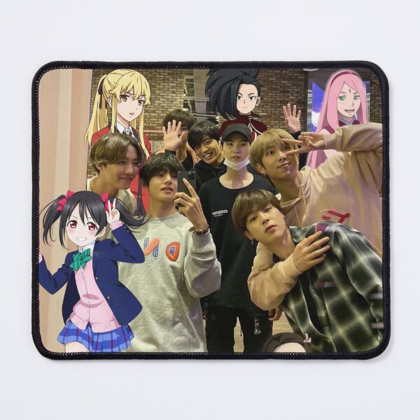 Item preview, BTS x AnimeWaifus designed and sold by GijsvdVeen.
