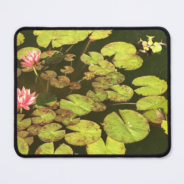 Item preview, Frogs and Lilies designed and sold by ceolsonart.