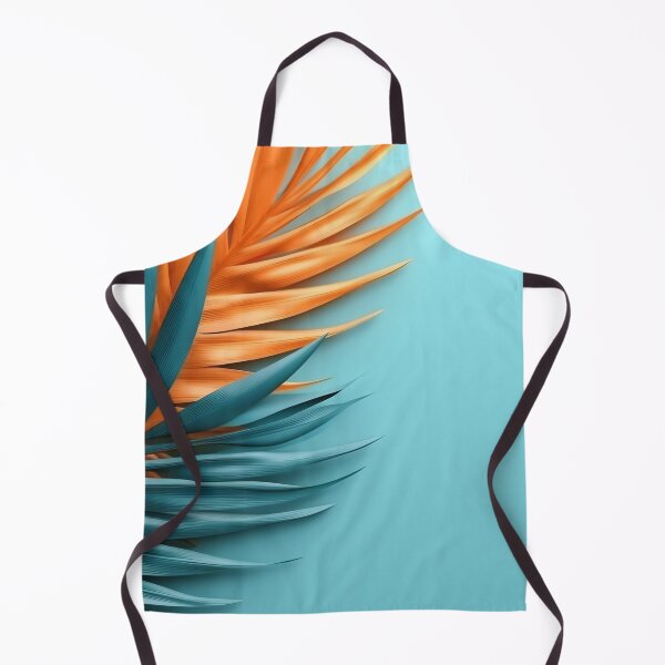 Item preview, Tropical multicolored palm leaves on blue background. Flat lay, top view designed and sold by anytka.