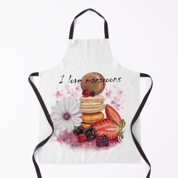 Item preview, Copie de Colorful macaroons decorated with berries and a flower designed and sold by bonjourmadame4.