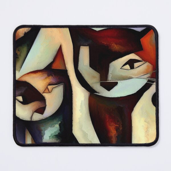 Item preview, Abstract Cubist Cats designed and sold by Bold-Splash.