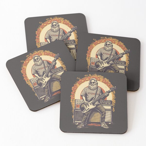 Item preview, Hard Rocking Dad | The True Metal Dads Will Understand | Unique Gift For Any Guitar Player with a Kid/s designed and sold by journeyengine.