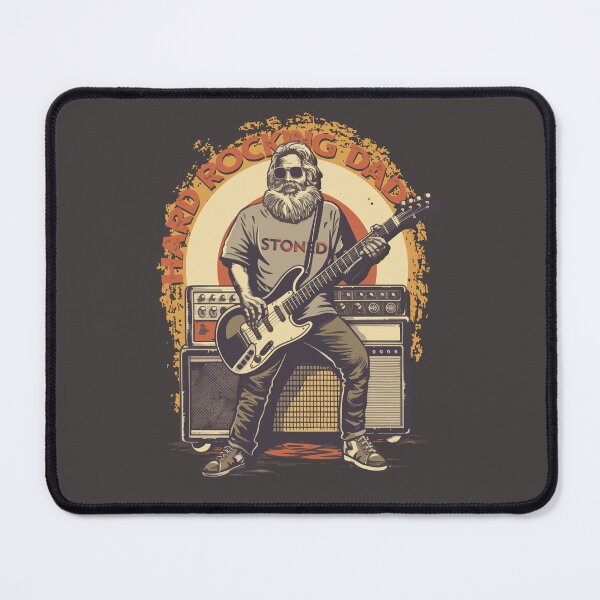 Item preview, Hard Rocking Dad | The True Metal Dads Will Understand | Unique Gift For Any Guitar Player with a Kid/s designed and sold by journeyengine.