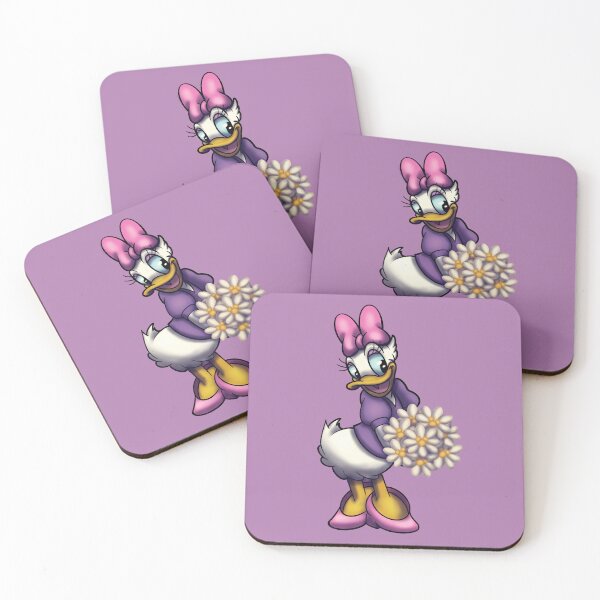Item preview, Daisy Duck with Bouquet of Daisies  designed and sold by Art-by-Sanna.