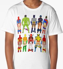 Superhero Butts Long T-Shirt