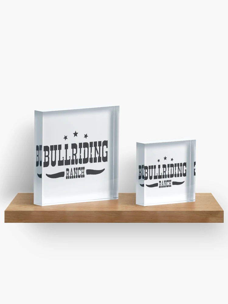 Thumbnail 3 of 5, Acrylic Block, Bull Riding Ranch designed and sold by RicardoPeragua.