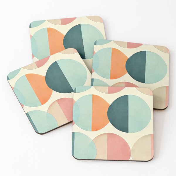 Item preview, Background in 60s, 70s, 80s style. Wallpaper or poster blank. Geometric pattern. designed and sold by anytka.