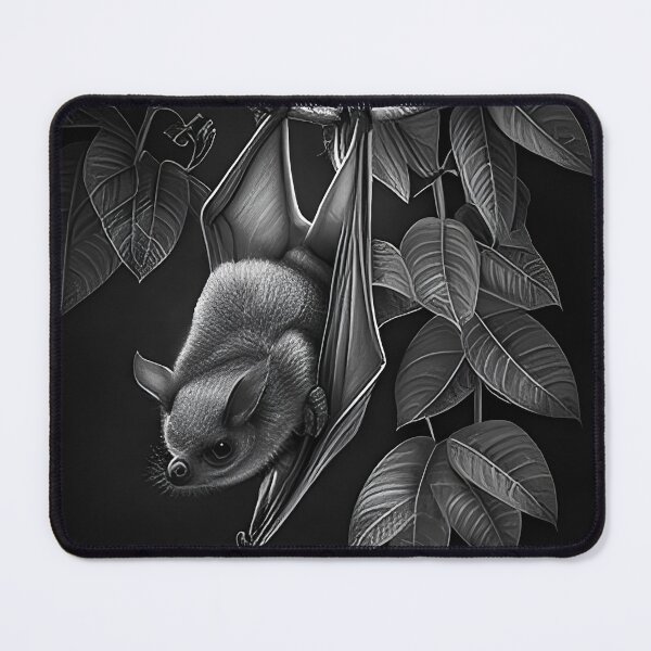 Item preview, Black and white pencil drawing of a Bat designed and sold by Pencil-Art.