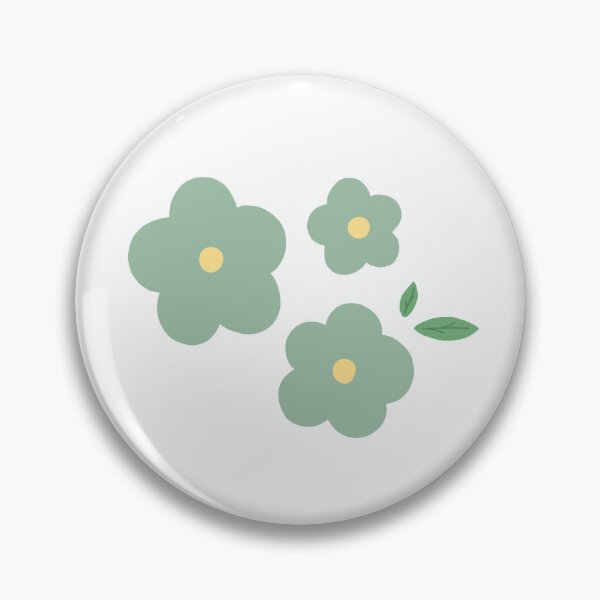 Item preview, Cute Pastel Sage Green Minimalist Flower Leaf Design designed and sold by MagicallyStagey.