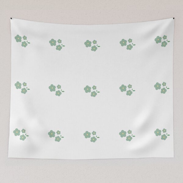 Item preview, Cute Pastel Sage Green Minimalist Flower Leaf Design designed and sold by MagicallyStagey.
