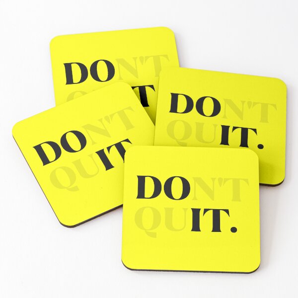 Item preview, DON'T QUIT. designed and sold by BulleAMShop.