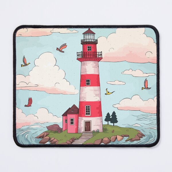 Item preview, Fantasy Lighthouse on the Island designed and sold by TheHellSong.