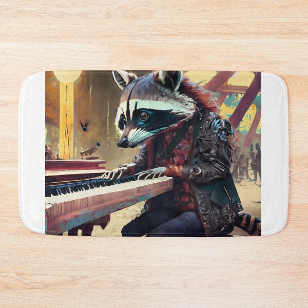 Item preview, Raccoon Pianist designed and sold by Skull Rhiz.