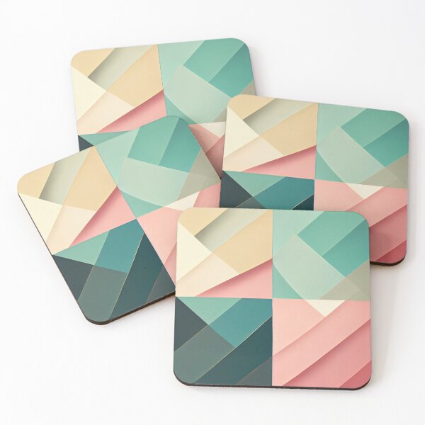 Item preview, Background in 60s, 70s, 80s style. Wallpaper or poster blank. Geometric pattern. designed and sold by anytka.