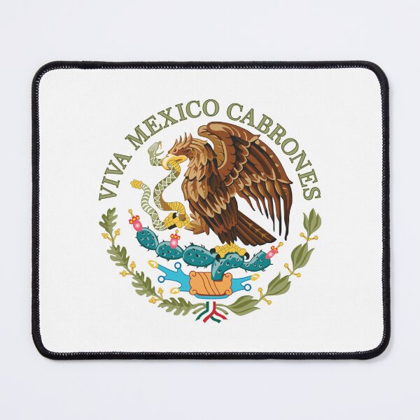 Item preview, Viva Mexico Cabrones-Mexican coat of arm designed and sold by promoshirts.