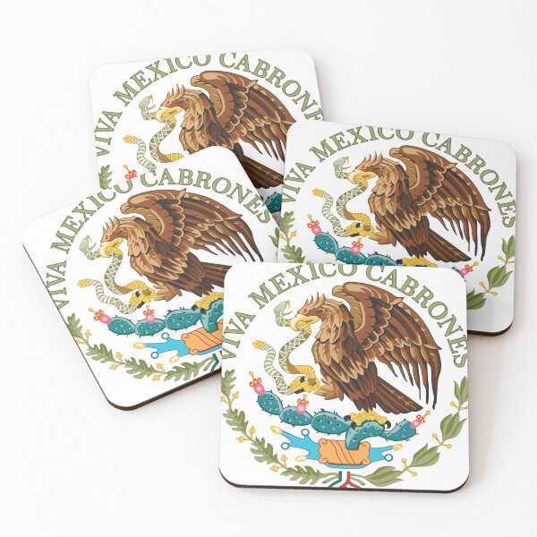 Item preview, Viva Mexico Cabrones-Mexican coat of arm designed and sold by promoshirts.