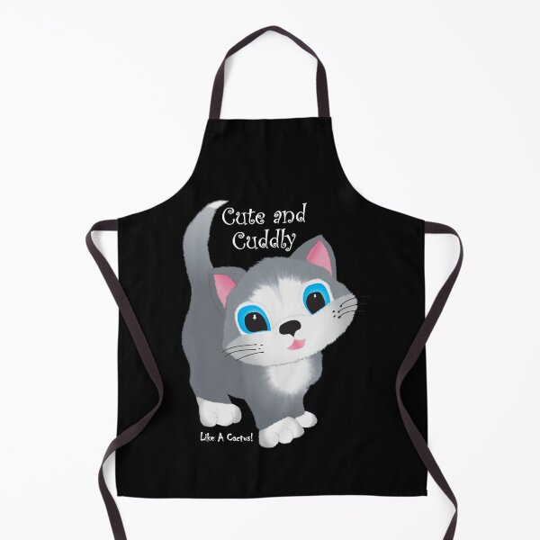 Item preview, Cat - Cute and Cuddly As A Cactus White Type designed and sold by Karen Wood.