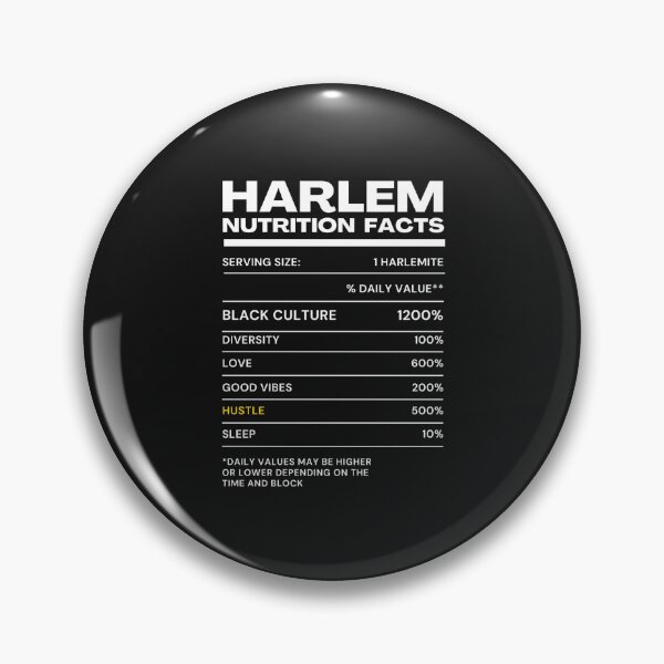 Item preview, Funny Harlem Nutrition Fact Design  designed and sold by HarlemsGee.