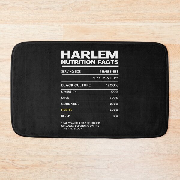 Item preview, Funny Harlem Nutrition Fact Design  designed and sold by HarlemsGee.