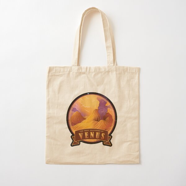 Venus: Toxic Volcanoes Cotton Tote Bag