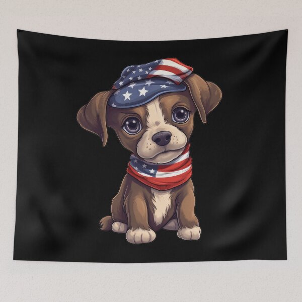 Item preview, Patriotic Puppy - Style 3 designed and sold by Good Candy.