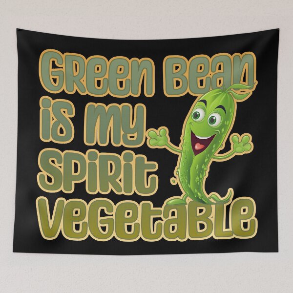 Item preview, Green Bean is My Spirit Vegetable designed and sold by danielliamgill.