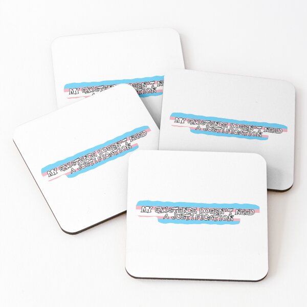 Item preview, My existence doesn't need a justification - trans designed and sold by Boxer-n-co.