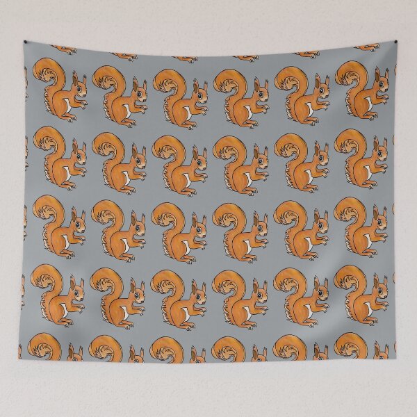 Item preview, Cute red squirrel designed and sold by badlydrawnbabe.