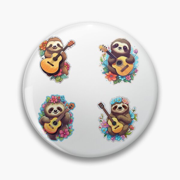 Item preview, Sloths Playing the Guitar designed and sold by AdiRemba.