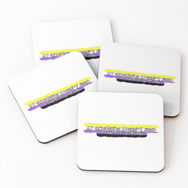 Item preview, My existence doesn't need a justification - nonbinary designed and sold by Boxer-n-co.