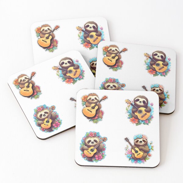 Item preview, Sloths Playing the Guitar designed and sold by AdiRemba.