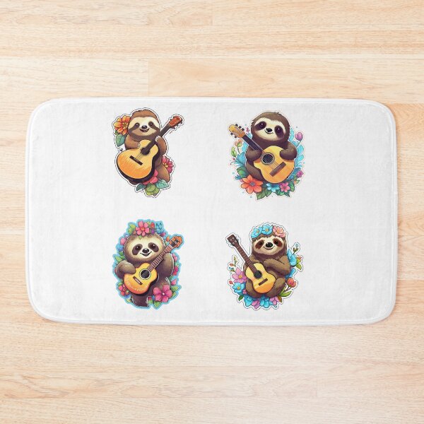 Item preview, Sloths Playing the Guitar designed and sold by AdiRemba.