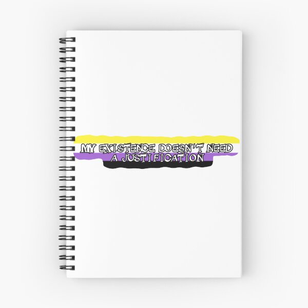 Item preview, My existence doesn't need a justification - nonbinary designed and sold by Boxer-n-co.