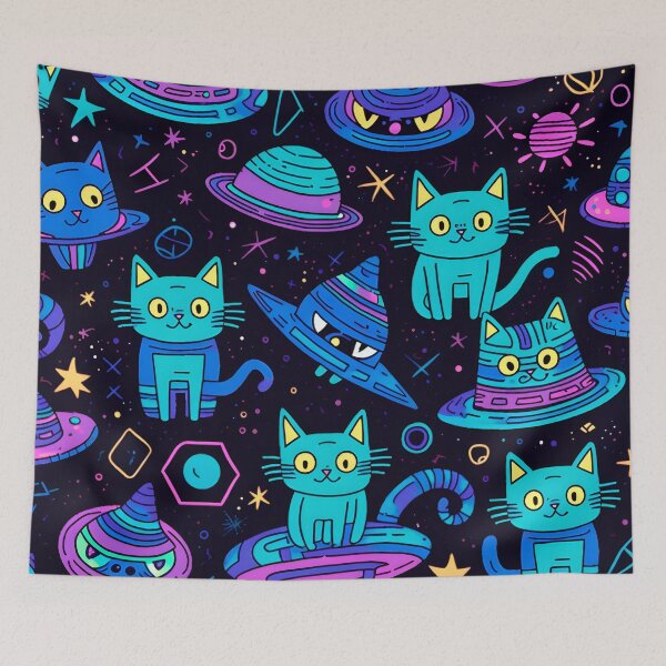 Item preview, Cosmic Kittens: Alien Adventures in Space designed and sold by SweetRepeat.