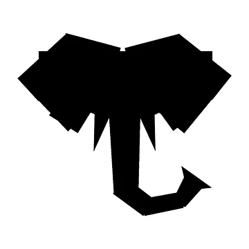 Artwork thumbnail, Elephant by BasicDesignsDK