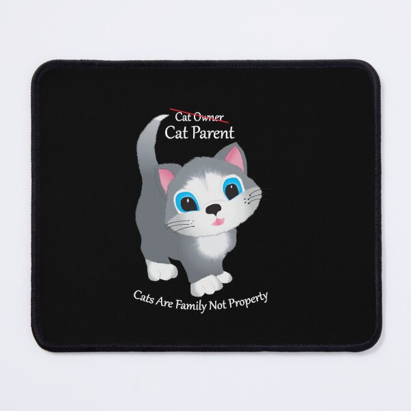 Item preview, Cat Parent White Type designed and sold by Karen Wood.