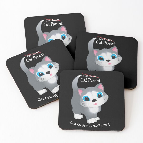 Item preview, Cat Parent White Type designed and sold by Karen Wood.
