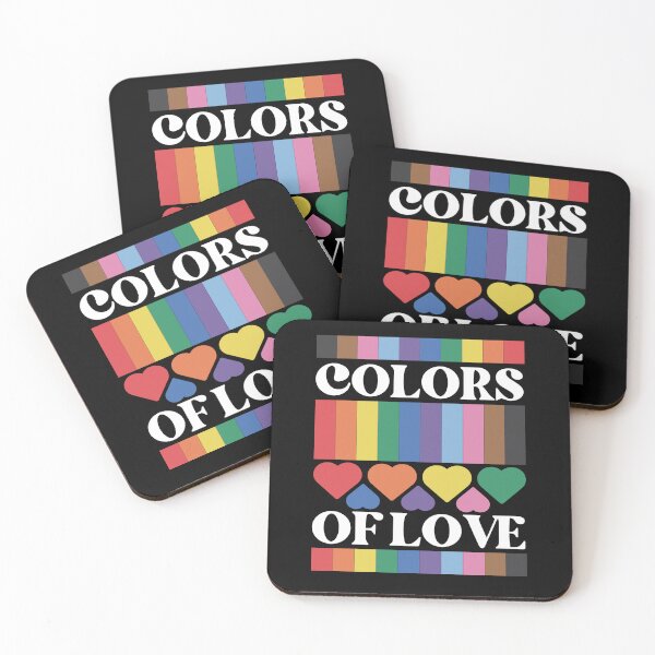 Item preview, The Colors of Love. LGBTQ Pride designed and sold by Subtle Pride Shop.