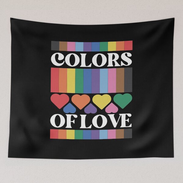 Item preview, The Colors of Love. LGBTQ Pride designed and sold by Subtle Pride Shop.